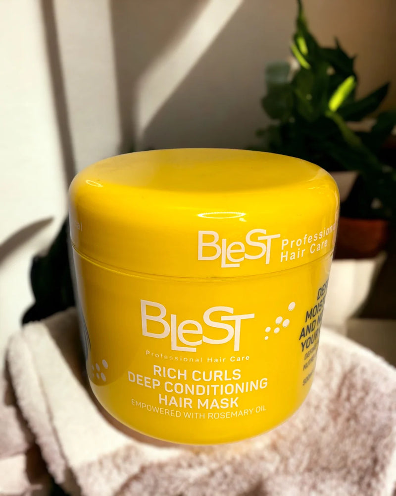 Load image into Gallery viewer, Hair- Blest Hair Mask 16.9fl.oz Rich Curls Deep Conditioning BH718 (4pc bundle, $4.50 each)
