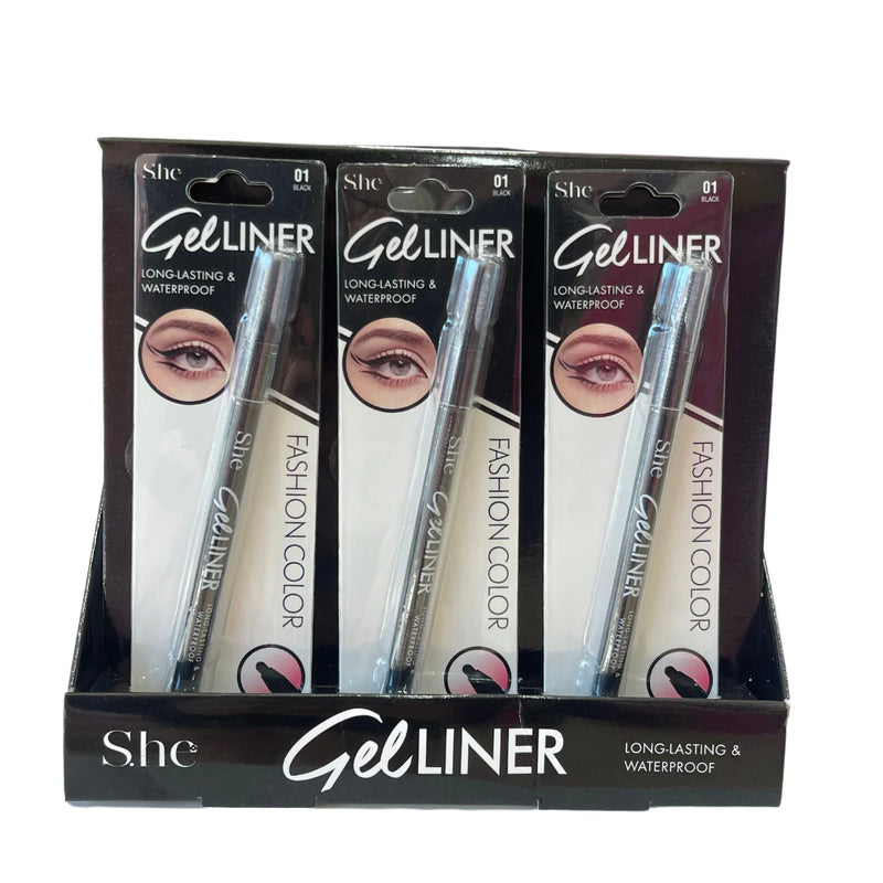 Load image into Gallery viewer, Eyes-She Black Gel Liner EL510-1 ($1 each, 24pcs display)
