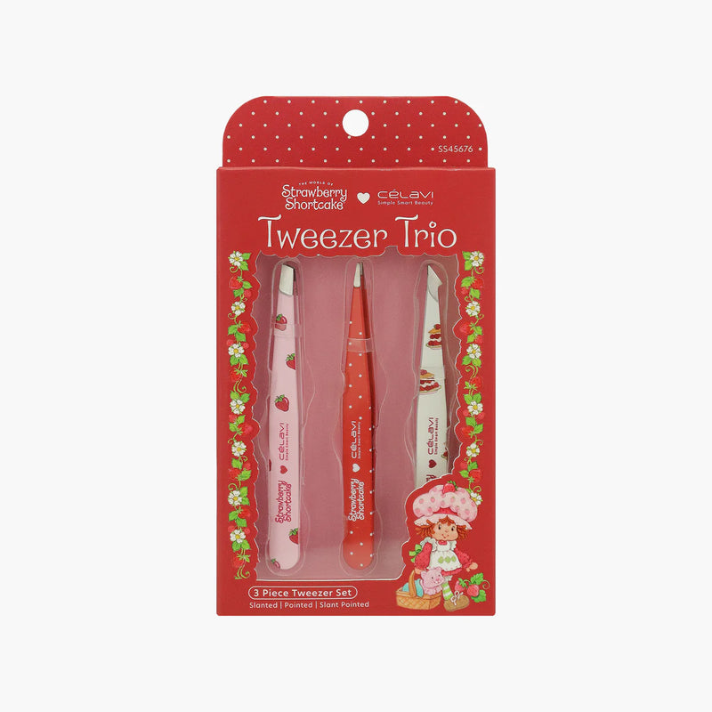 Load image into Gallery viewer, Eyebrow-Celavi Strawberry Shortcake Printed Tweezer Trio SS45676 ($4 each, 4pcs bundle)
