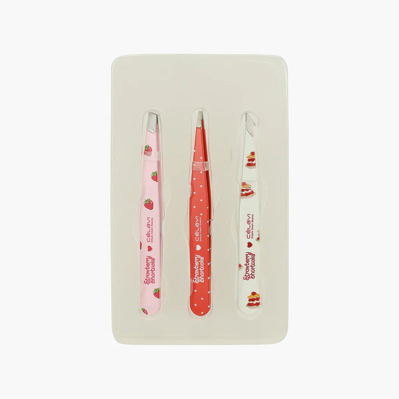 Load image into Gallery viewer, Eyebrow-Celavi Strawberry Shortcake Printed Tweezer Trio SS45676 ($4 each, 4pcs bundle)
