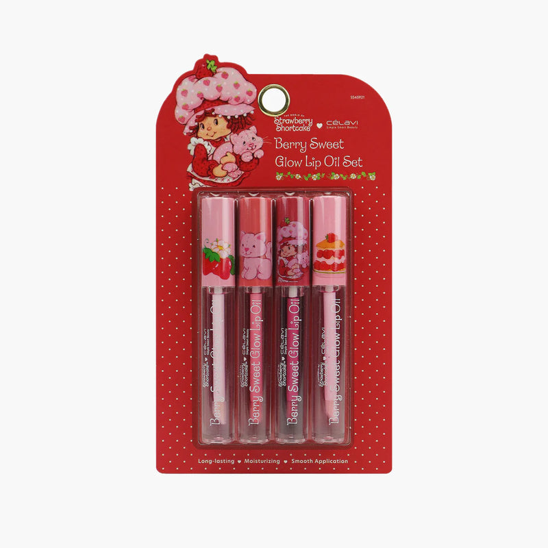 Load image into Gallery viewer, Lips-Celavi Strawberry Shortcake 4pc Lip Oil Set SS45921 ($4 each, 4pc bundle)
