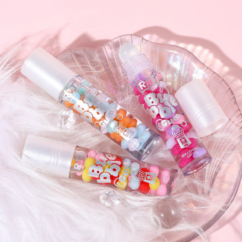 Load image into Gallery viewer, Lips-Romantic Beauty Bubble Gum Rollerball Lip Oil LO-8450 ($1.04 each, 24pcs display)
