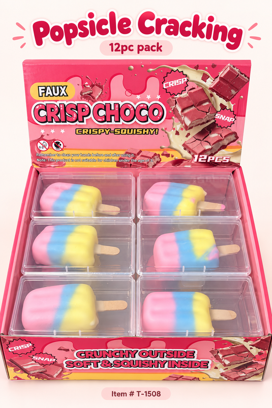 Accessories-Popsicle Cracking Squishy T-1508 (12pc pack)