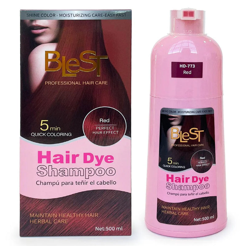 Load image into Gallery viewer, Hair- BLEST 16.9oz Hair Dye Shampoo- Red HD773 (4pc bundle,$6.50 each)
