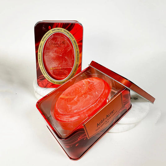 Skincare-Simply Bella Luxury Anti Acne Soap With Metal Box SIM071 ($2.25 each, 6pc bundle)
