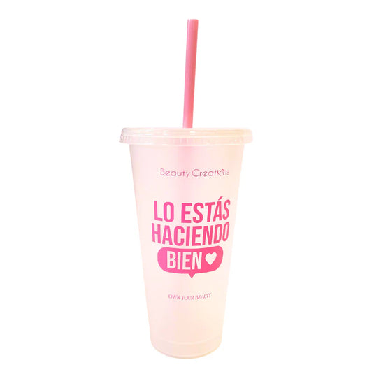 Novelties-Beauty Creations Lo Estás Haciendo Bien Clear Cup #CUP-3 ($1.75 each, 6pc bundle)