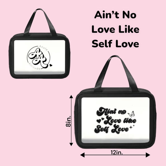 Novelties- Acute Attitude Cosmetics Makeup Travel Bag BLACK 6pc bundle,$3 each