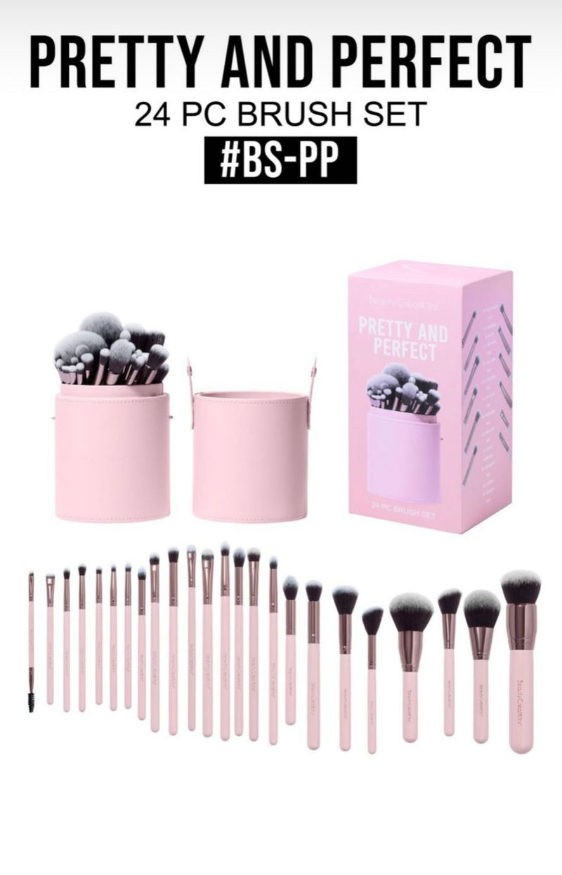 Load image into Gallery viewer, Face-Beauty Creations Pretty and Perfect 24pc brush set BS- PP (3pcs bundle, $15.75 each)
