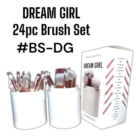 Beauty Creations Dream Girl 24pc brush set BS- DG (3pcs bundle, $15.75 each)