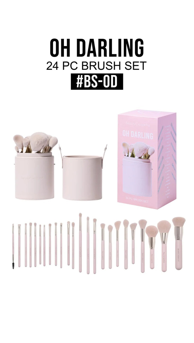 Load image into Gallery viewer, Face-Beauty Creations Oh Darling 24PC BRUSH SET BS-OD (3pcs bundle,$15.75 each)
