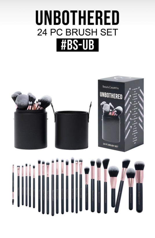 Face-Beauty Creations Unbothered 24pc brush set BS- UB (3pcs bundle, $15.75 each)