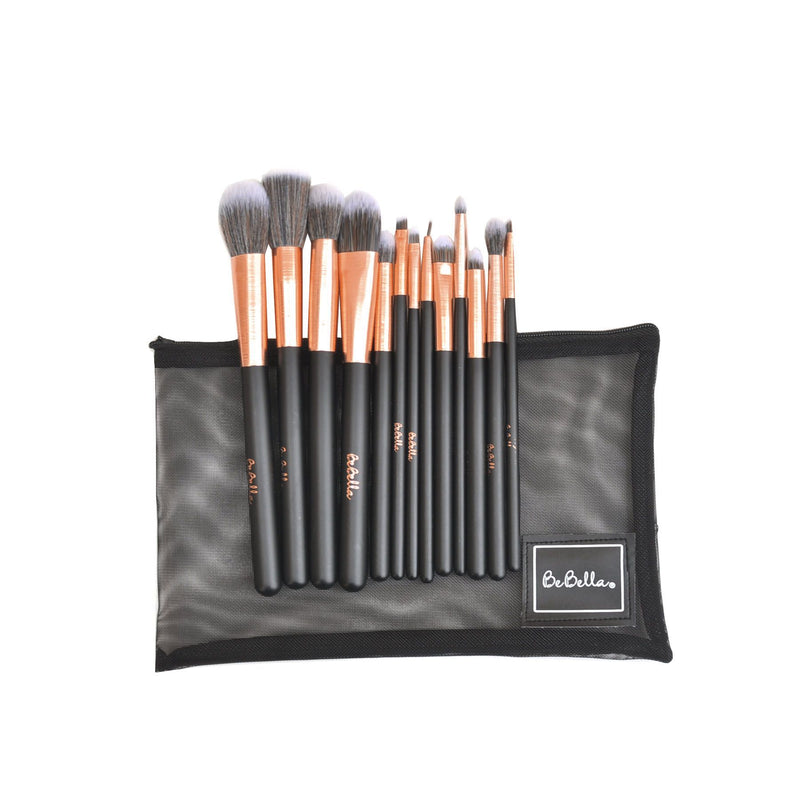 Load image into Gallery viewer, BeBella  13pc Rose Gold Bebella Dream Brush Set (3pc Bulk bundle $10 each)
