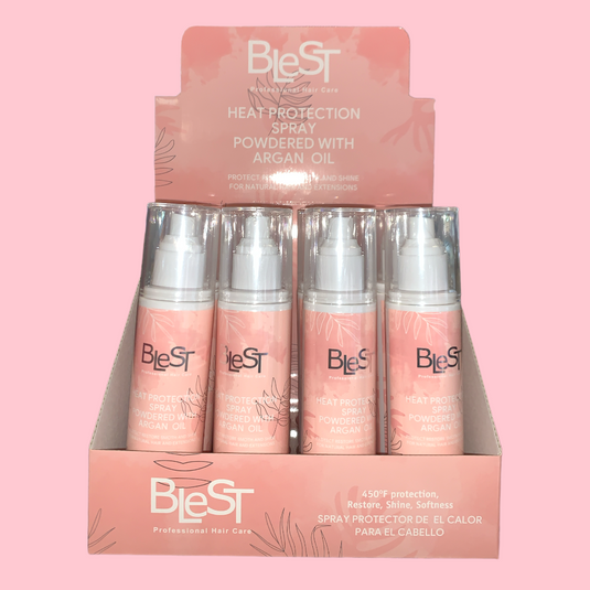 Hair- Blest Heat Protection Spray Argan Oil BH707 (12pc display)